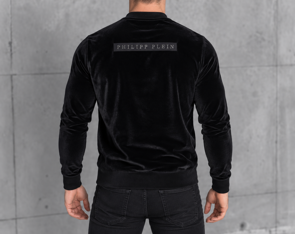 Philipp Plein veliūrinis džemperis