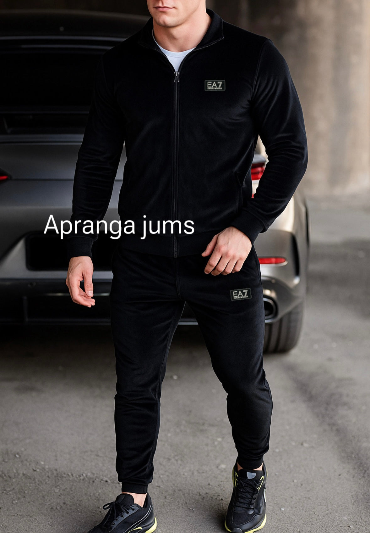 Emporio Armani veliūrinis kostiumas