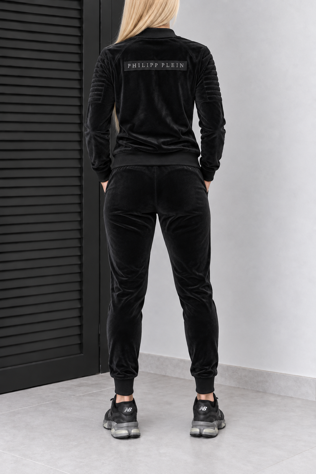 Philipp Plein veliūrinis kostiumas