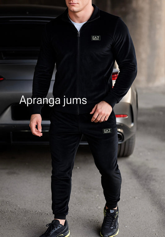 Emporio Armani veliūrinis kostiumas